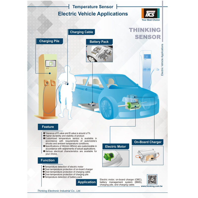Temperature Sensor for Electric Vehicles 