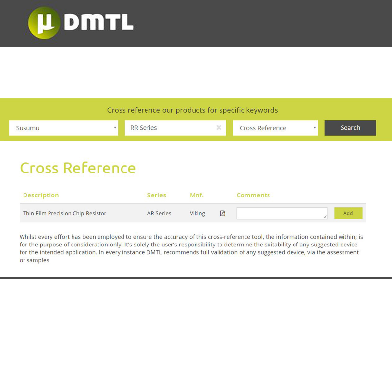 Resistor Alternatives | DMTL's New Cross-Reference Tool