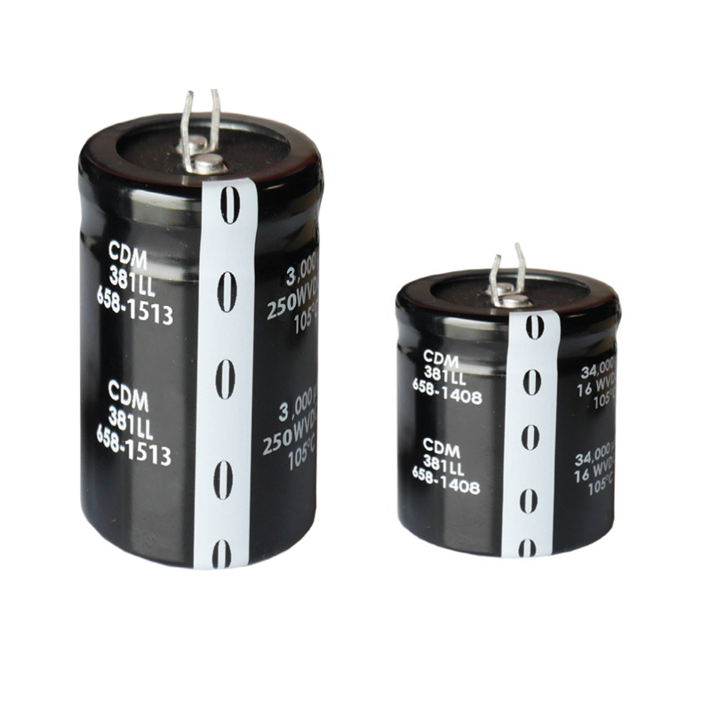 8,000 Hour, 105°C Aluminium Electrolytic Snap-in Capacitors