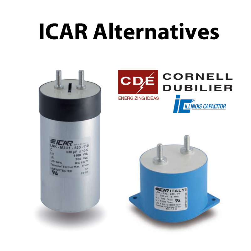 ICAR DC Link Capacitor Alternatives