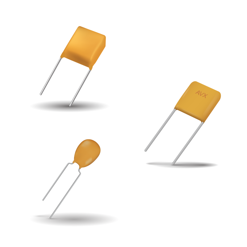 Moulded Radial Ceramic Capacitors released to CECC 30601-009 & CECC 30701-007 Ceramic - Replacements to Charcroft VK Series