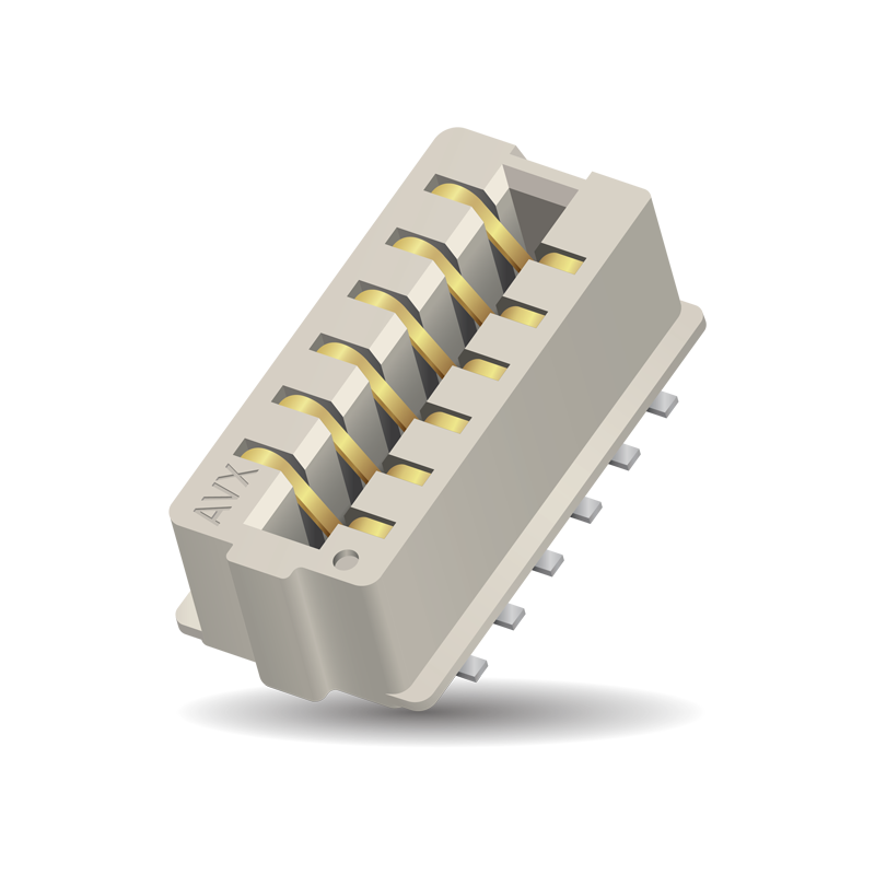 Kyocera AVX Releases a New Series of Vertical, Dual-Row, Top-Entry Card-Edge Connectors 