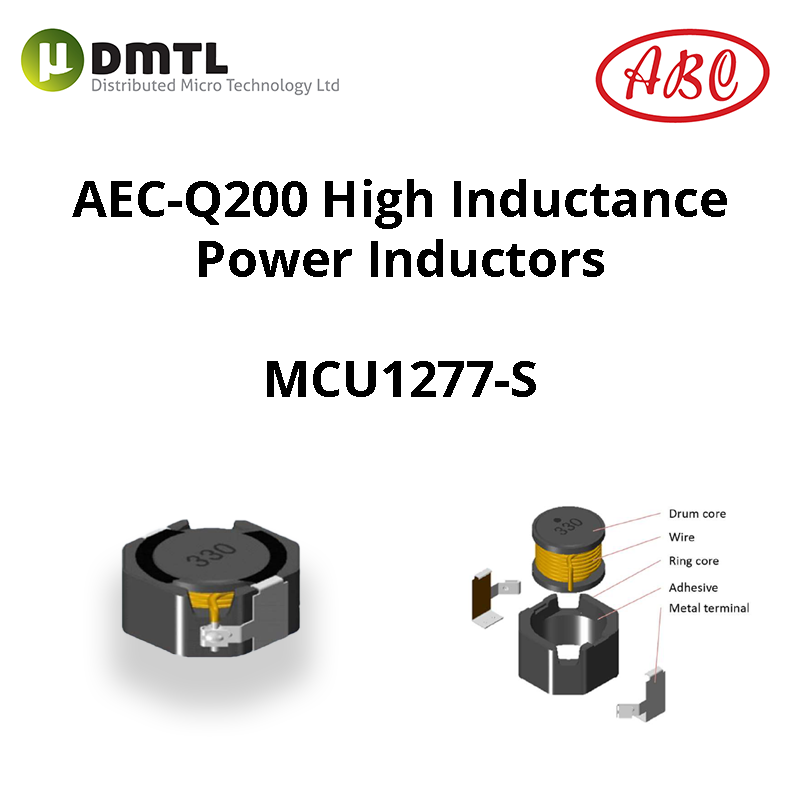 New AEC-Q200 High Inductance Power Inductors 