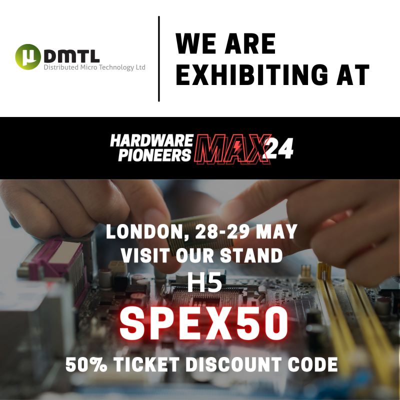 DMTL are at Hardware Pioneers Max 2024!