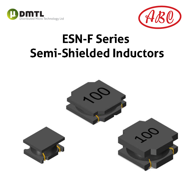 ABC Taiwan Unveils ESN-F Series Semi-Shielded Inductors for High-Efficiency, Low-Noise Applications